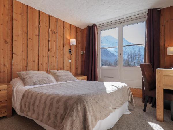 Hôtel Le Labrador : photo 1 de la chambre chambre double supérieure - vue sur mont-blanc