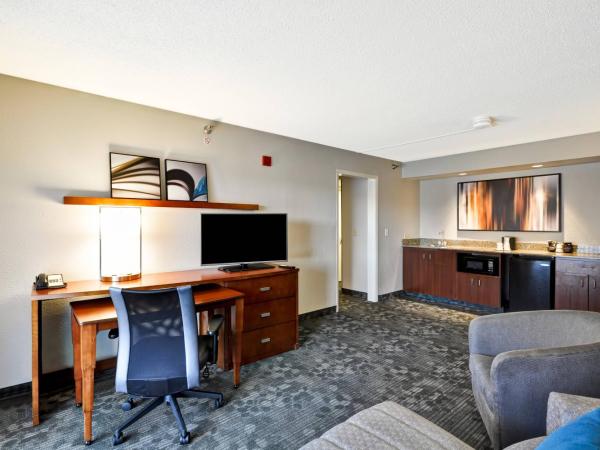 Courtyard by Marriott Jacksonville Airport/ Northeast : photo 1 de la chambre suite lit king-size avec canapé-lit