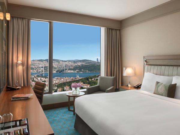 Renaissance Istanbul Polat Bosphorus Hotel : photo 2 de la chambre chambre lit king-size exécutive avec accès salon club - vue sur mer