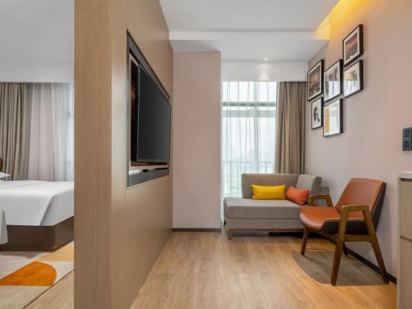 Home2 Suites by Hilton Shenzhen Nanshan Science & Technology Park : photo 3 de la chambre chambre lits jumeaux esprit