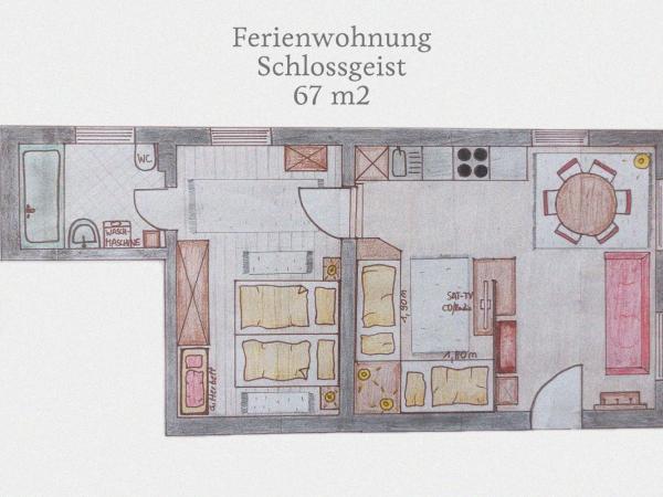 Schlossgut Gundersdorf : photo 7 de la chambre appartement 1 chambre
