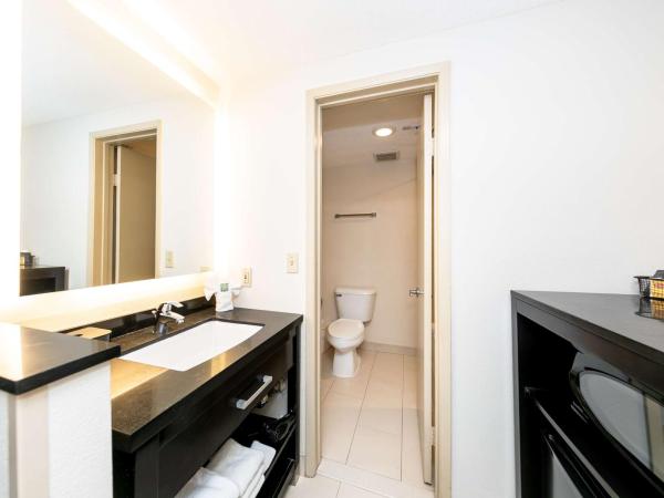 Best Western Inn & Suites San Diego Zoo -SeaWorld Area : photo 4 de la chambre chambre lit king-size avec douche accessible en fauteuil roulant - adaptée aux personnes à mobilité réduite - non-fumeurs