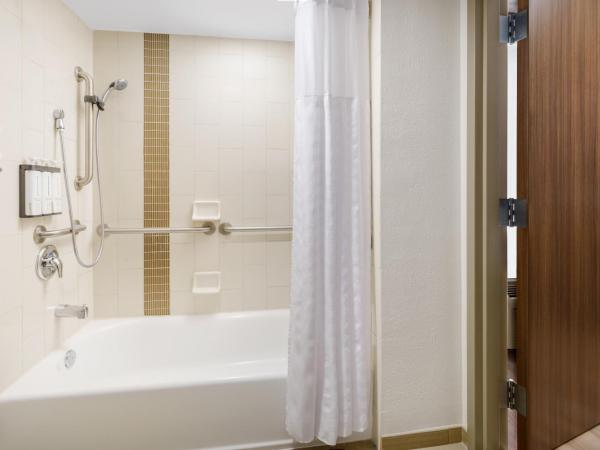 Hyatt Place across from Universal Orlando Resort : photo 6 de la chambre chambre lit king-size pour personnes à mobilité réduite avec canapé-lit et baignoire adaptée