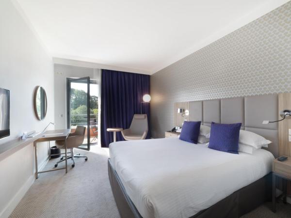 Crowne Plaza Lyon - Cité Internationale : photo 5 de la chambre chambre supérieure avec grand lit et balcon - vue sur le parc