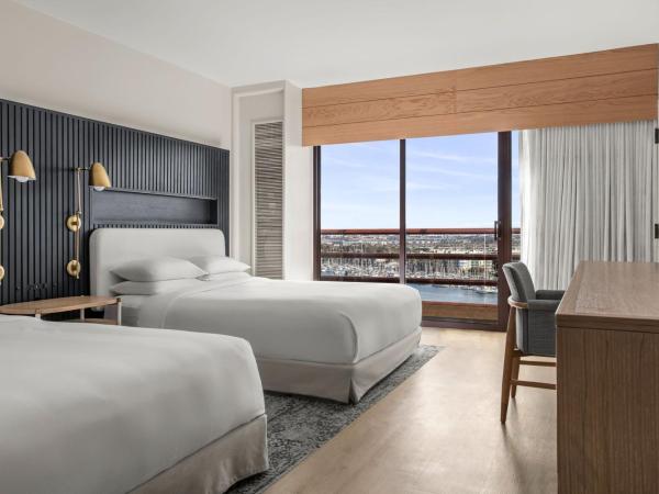 Marina del Rey Marriott : photo 4 de la chambre chambre avec 2 lits doubles- vue sur port de plaisance