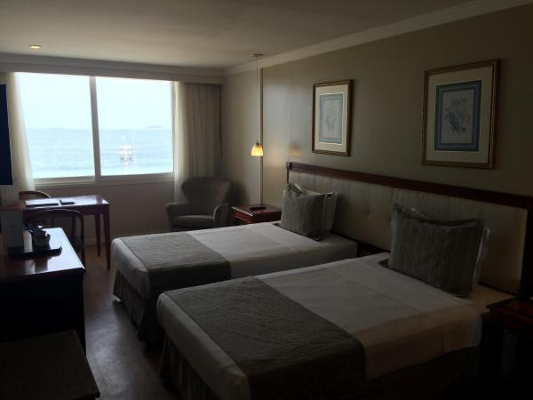 Olinda Rio Hotel : photo 6 de la chambre chambre triple de luxe avec vue sur la mer
