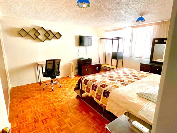 B&B México Roma Norte : photo 3 de la chambre chambre lit king-size deluxe