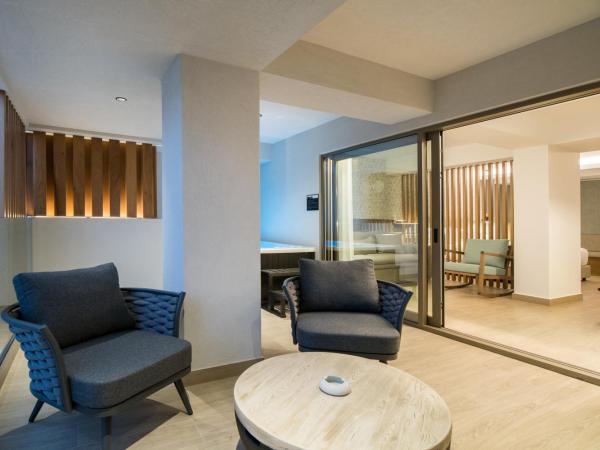 AKASHA Beach Hotel & Spa : photo 7 de la chambre suite junior azur avec bain à remous extérieur