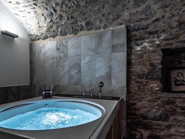 Les Plaisirs d'Antan : photo 3 de la chambre suite lit queen-size avec baignoire spa