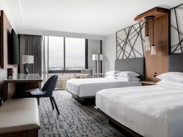 Houston Marriott South at Hobby Airport : photo 3 de la chambre guest room with two double beds - non-smoking