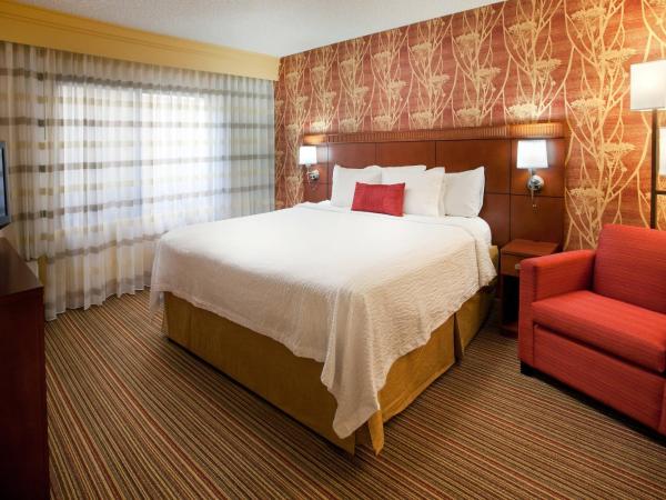 Courtyard Sacramento Airport Natomas : photo 1 de la chambre suite lit king-size avec canapé-lit