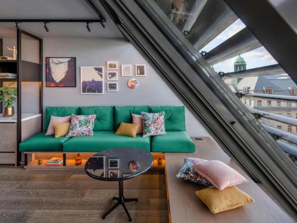 Matild Palace, a Luxury Collection Hotel : photo 2 de la chambre chambre loft lit king-size - dernier Étage - vue sur ville