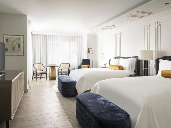 The Ritz-Carlton, South Beach : photo 2 de la chambre chambre avec 2 lits doubles et douche accessible en fauteuil roulant - accessible aux personnes à mobilité réduite et malentendantes - vue sur ville