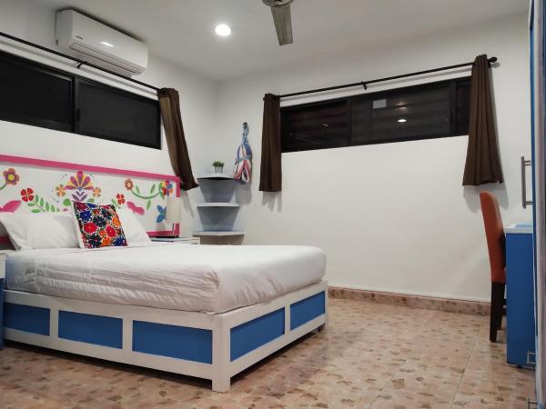 T´úubul K´iin Bed & Breakfast : photo 6 de la chambre chambre double avec salle de bains privative