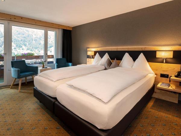 Hotel Restaurant Alpina : photo 1 de la chambre chambre lits jumeaux supérieure avec balcon