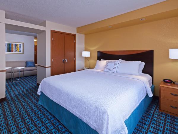 Fairfield Inn & Suites Houston Intercontinental Airport : photo 1 de la chambre studio lit king-size avec canapé-lit