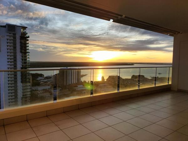 Darwin Harbour Suite : photo 5 de la chambre chambre double deluxe avec balcon - vue sur mer