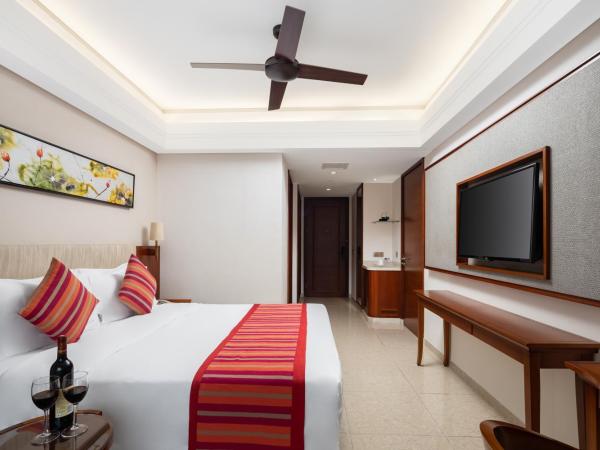 Sanya Seacube Holiday Hotel : photo 4 de la chambre chambre lit king-size ou lits jumeaux supérieure - vue sur jardin