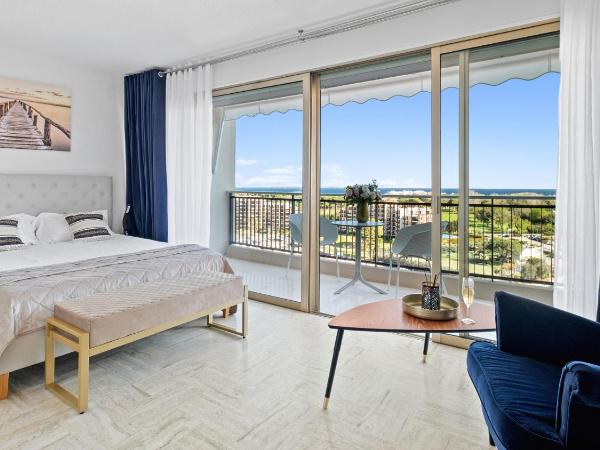 Cannes Marina Appart Hotel Mandelieu : photo 6 de la chambre studio - vue sur mer