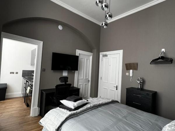 Amani Apartments - Glasgow City Centre : photo 5 de la chambre studio lit king-size