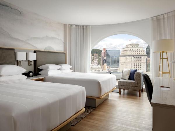 Montreal Marriott Chateau Champlain : photo 2 de la chambre chambre avec 2 lits doubles - vue sur parc