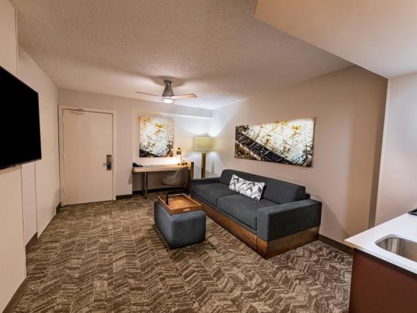 SpringHill Suites Houston Medical Center / NRG Park : photo 1 de la chambre suite lit king-size avec canapé-lit