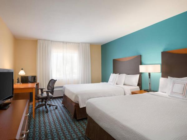 Fairfield by Marriott Inn & Suites Houston North/Cypress Station : photo 1 de la chambre chambre avec 2 grands lits queen-size