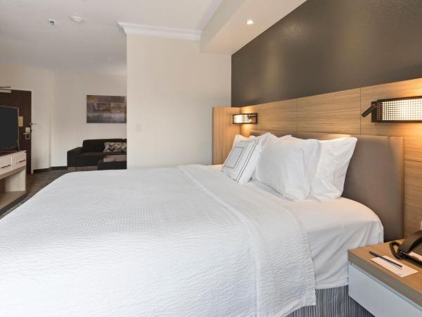 SpringHill Suites by Marriott Sacramento Natomas : photo 4 de la chambre suite lit king-size avec canapé-lit et lit gigogne