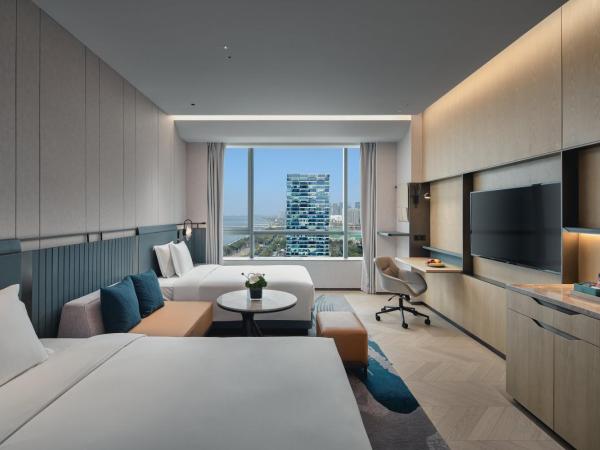 Crowne Plaza Hangzhou Riverside, an IHG Hotel : photo 3 de la chambre standard twin room with qianjiang cbd view