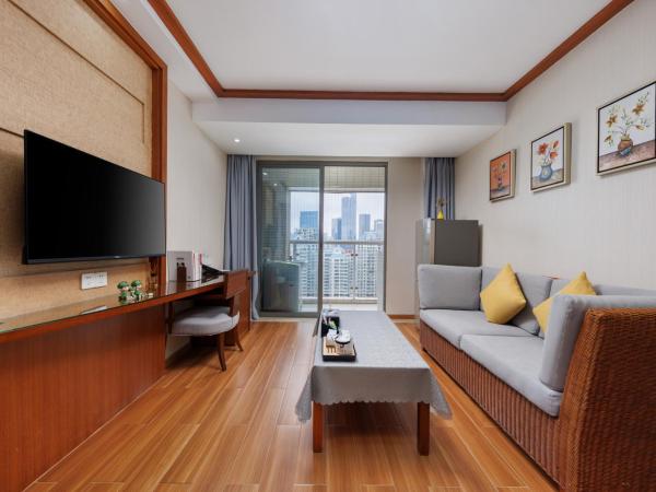 Sunflower Hotel & Residence, Shenzhen : photo 5 de la chambre suite lit king-size de luxe en duplex