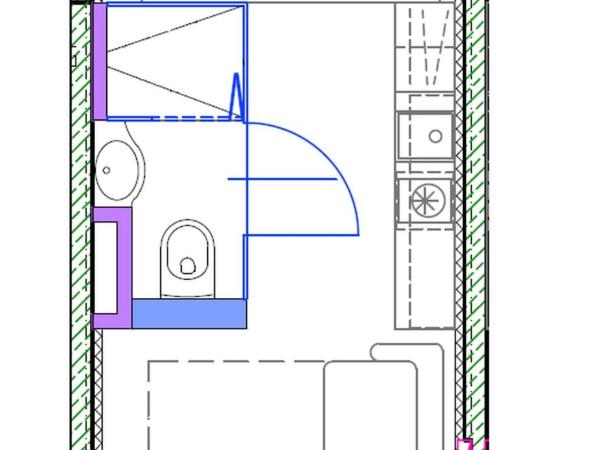 Smart Nano Living - Wien Hauptbahnhof : photo 1 de la chambre smart nano double room