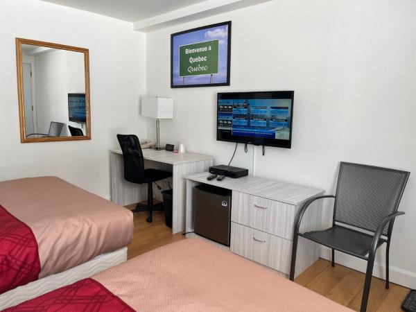 Hotel Motel Le Regent : photo 4 de la chambre chambre double avec 2 lits doubles - non-fumeurs