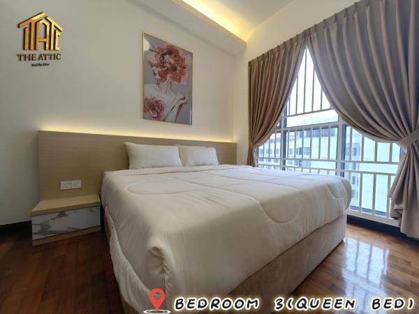 Attic Home Melaka Silverscape Residence & Jonker : photo 6 de la chambre dual key [2hall&4room] premium family suite (private bathtub and city view)