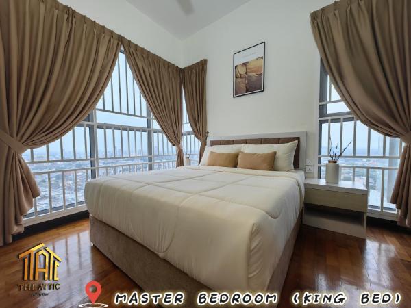 Attic Home Melaka Silverscape Residence & Jonker : photo 7 de la chambre dual key [2hall&4room] premium family suite (private bathtub and city view)