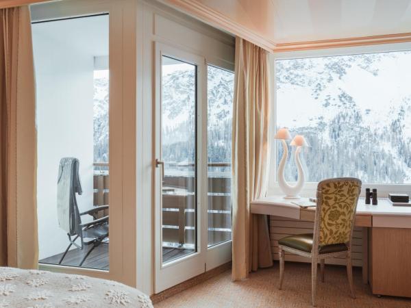 Tschuggen Grand Hotel - The Leading Hotels of the World : photo 1 de la chambre chambre simple deluxe - côté sud