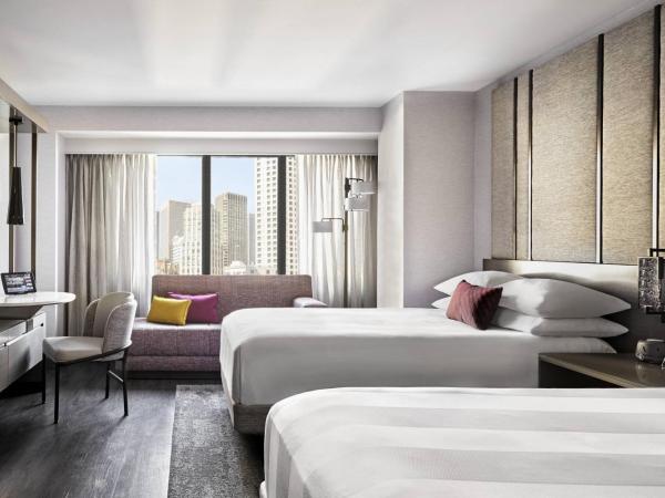 San Francisco Marriott Marquis Union Square : photo 1 de la chambre chambre double avec 2 lits doubles - vue sur ville 