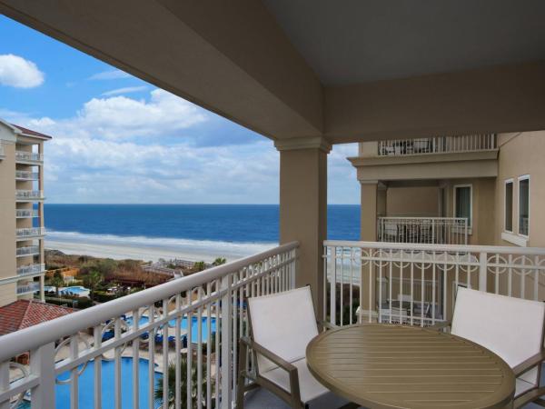 Marriott's OceanWatch Villas at Grande Dunes : photo 6 de la chambre 2 bedroom villa, oceanside, balcony  
