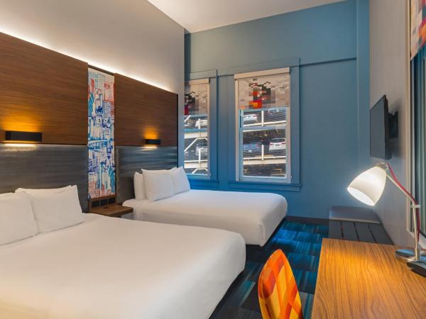 Aloft Houston Downtown : photo 6 de la chambre aloft, chambre d'hôtes, 2 lits queen-size