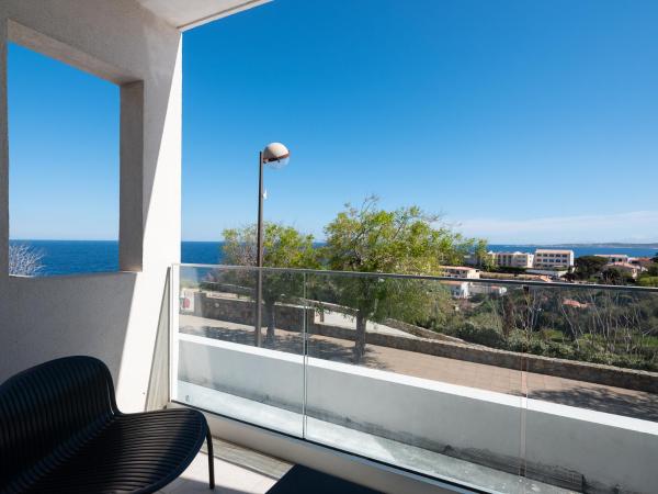 Hotel Revellata & Spa : photo 3 de la chambre s - chambre double - balcon avec vue sur mer/piscine