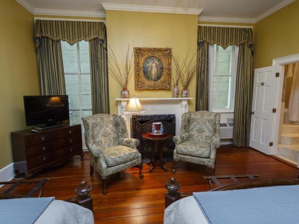 Eliza Thompson House, Historic Inns of Savannah Collection : photo 6 de la chambre chambre st. julian avec 2 lits queen-size - maison principale