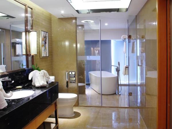 Sentosa Hotel Apartment Taoyuan Branch : photo 6 de la chambre chambre double de luxe avec cuisine