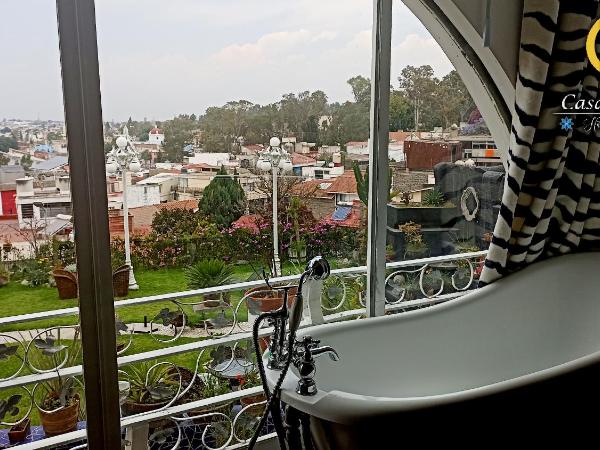 Hotel Temático Casa Puebla : photo 9 de la chambre chambre lit king-size - vue sur montagne