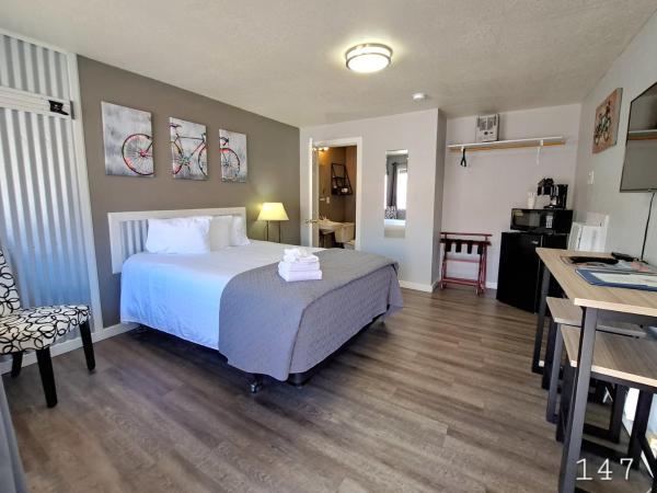 Buffalo Lodge Bicycle Resort - Amazing access to local trails & the Garden : photo 7 de la chambre chambre supérieure lit queen-size