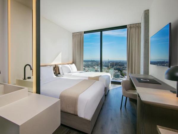 AC Hotel by Marriott Downtown Los Angeles : photo 1 de la chambre chambre avec 2 grands lits queen-size 
