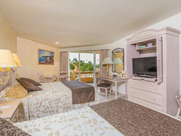 Posada Real Los Cabos : photo 1 de la chambre hébergement avec 2 lits doubles - vue partielle sur océan