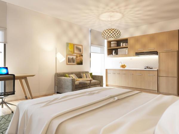 Element Me'aisam, Dubai : photo 1 de la chambre superior studio apartment – king bed (complimentary breakfast & shuttle to sobha realty metro station, jbr beach & mall of the emirates)