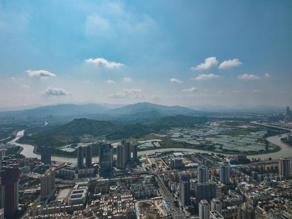 The St. Regis Shenzhen : photo 3 de la chambre chambre lits jumeaux deluxe avec 2 lits jumeaux/simples - vue panoramique