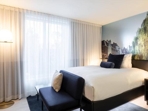 Residence Inn Ghent by Marriott : photo 1 de la chambre studio standard avec lit queen-size - vue sur cour