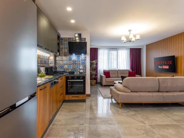 Baymari Suites Design Florya : photo 6 de la chambre appartement 1 chambre de luxe avec balcon