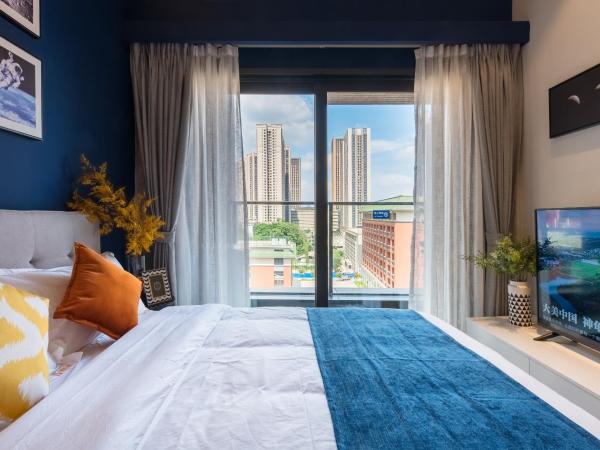 Livetour Hotel Pazhou Exhibition Center Guangzhou : photo 3 de la chambre chambre lits jumeaux supérieure avec balcon